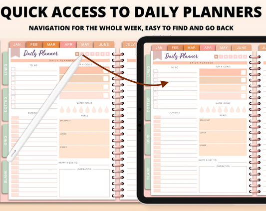 Digital Planner Undated 2026