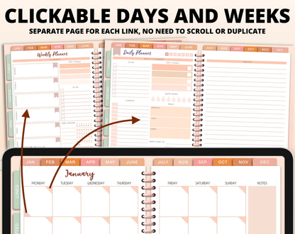 Digital Planner Undated 2026