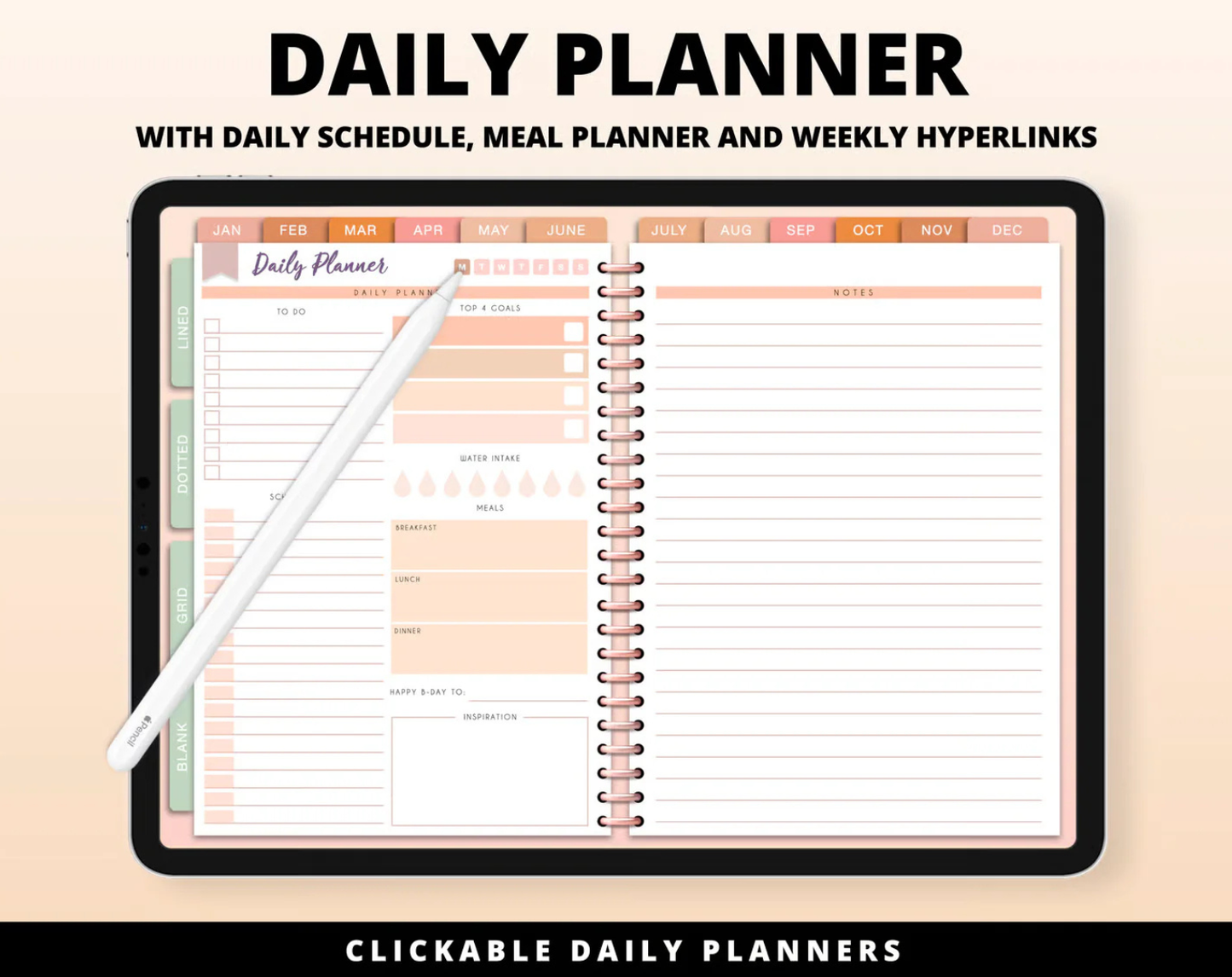 Digital Planner Undated 2026