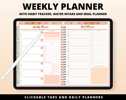Digital Planner Undated 2026