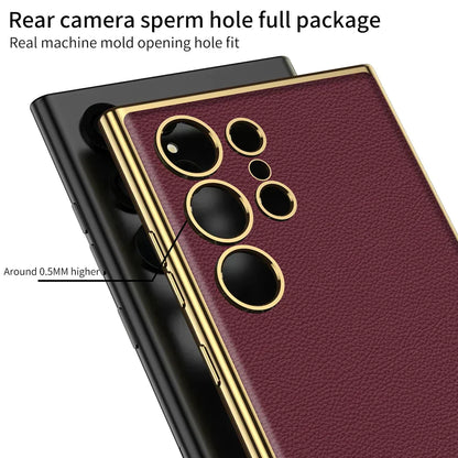 S24 Case Luxury Leather Shockproof - Odin case