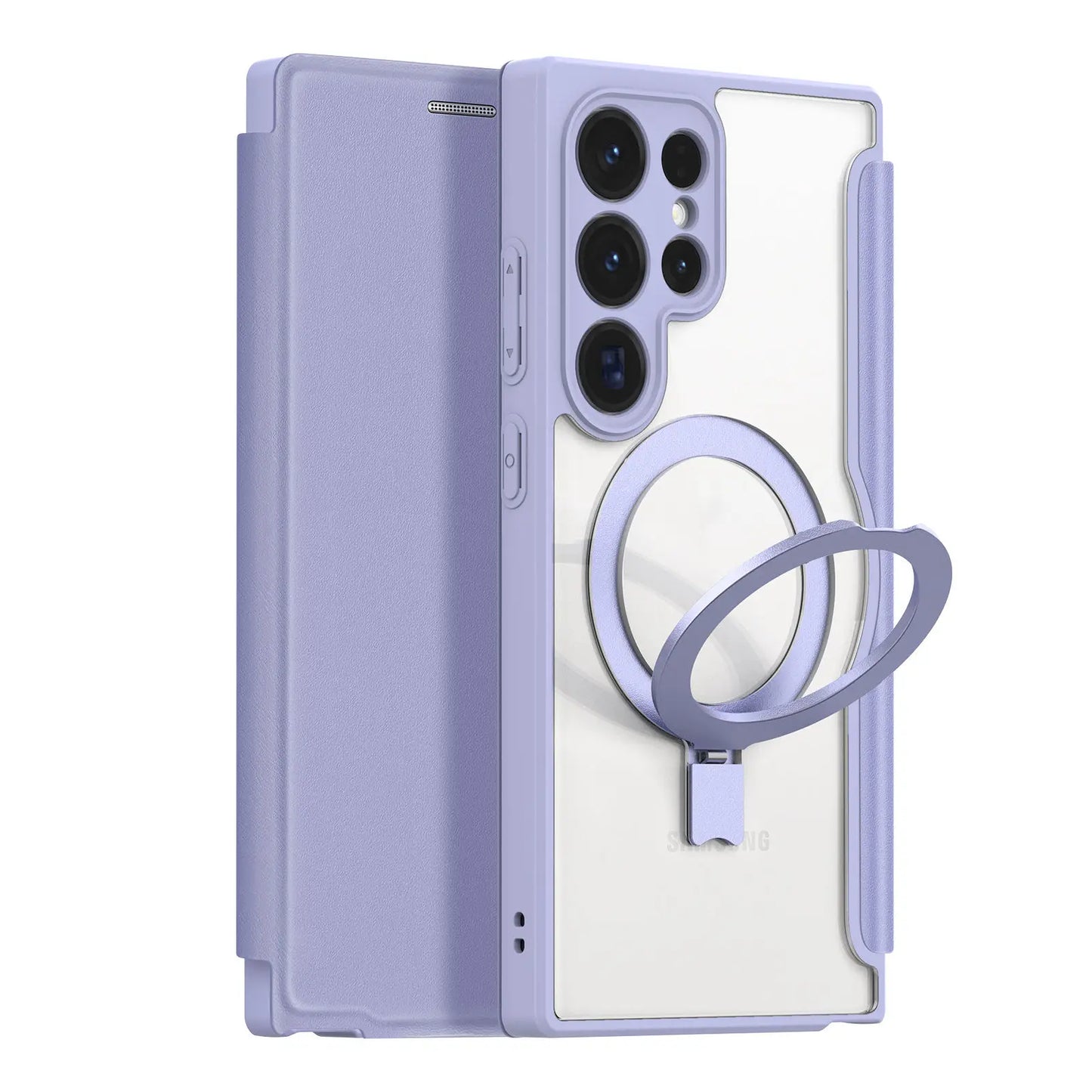 Slim Magnetic S24 Ultra Case with Kickstand & Card Slot - Odin case