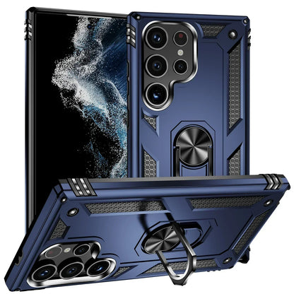 Shockproof S24 Ultra Case with with Metal Ring Bracket - Odin case