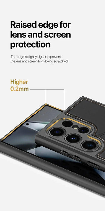 Magnetic 3-in-1 Wallet Case for Samsung S24 Series